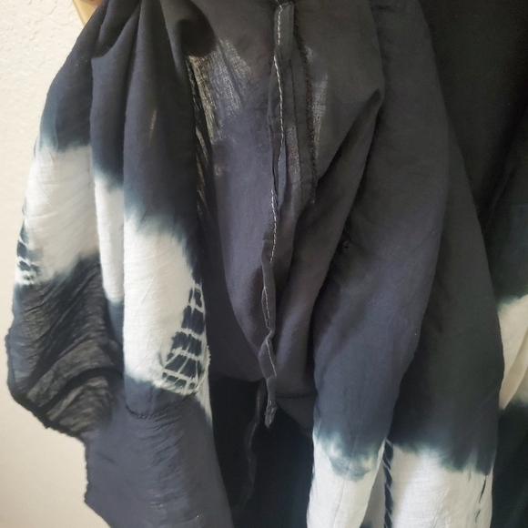 Vintage X Advanced Apparels Boho Gypsy Tie Dye Sleeveless Goth Midi Dress - Picture 10 of 11